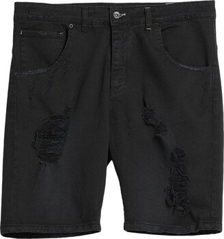 DISPLAJ Denim Shorts Black