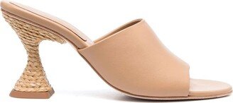 Open-Toe 100mm Mules