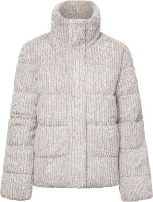 Close-knit puffer jacket