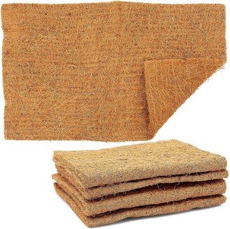 Cottage Creek Farms Farmlyn Creek 4 Pack Coco Fiber Liner Sheets Replacement for Planters, Substrate Mats for Small Pets, 19 x 11 inch