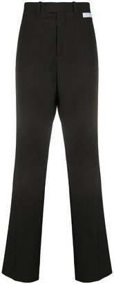 Straight-Leg Tailored Trousers-FH