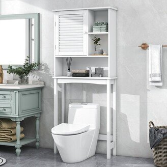 TiramisuBest Over-The-Toilet Collect Cabinet Bathroom Storage Space Saver