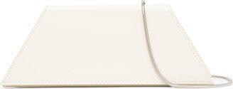 Superamini Yigit ivory leather clutch