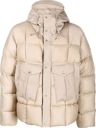 Hooded Padded Jacket-AB