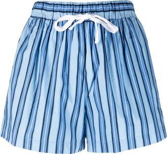 Akaia striped shorts