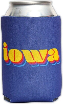 Iowa Retro Can Cooler