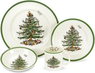 Christmas Tree 4-Piece Place Setting-AA