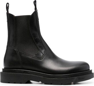 leather Chelsea boots-DZ