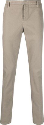 Tapered-Leg Chino Trousers-AK