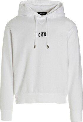 Logo-Printed Drawstring Hoodie-AG