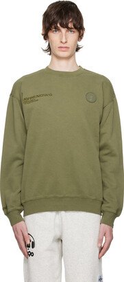 AAPE by A Bathing Ape Green Crewneck Sweatshirt