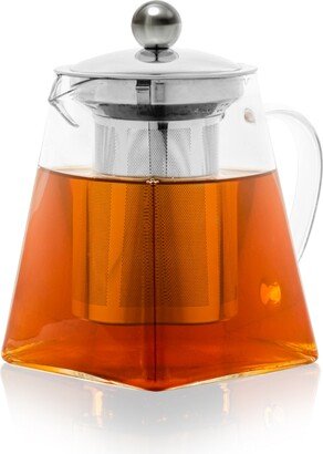 Glass Teapot with Removable Stainless-Steel Infuser FGI27T, 27 oz