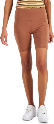 Juniors Womens Pocket Yoga Bike Short