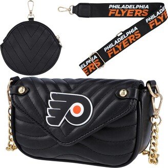 Women's Cuce Philadelphia Flyers Leather Strap Bag