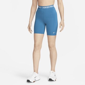 Women's Pro 365 High-Waisted 7 Shorts in Blue
