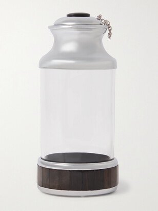 Glass, Ebony and Stainless Steel Diffuser Bottle