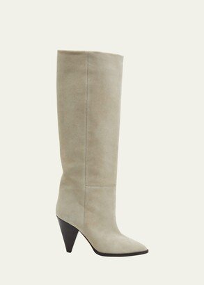 Ririo Suede Knee Boots