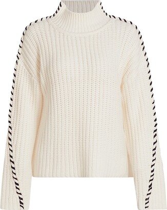 Whipstitch Relaxed Turtleneck