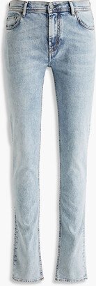 Skinny-fit faded denim jeans-AB