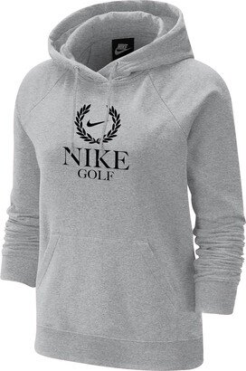 Women's Golf Fleece Hoodie in Grey