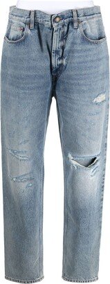 DARKPARK Ripped Wide-Leg Jeans