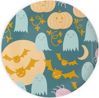 Plates: Cute Halloween Scene - Pastel Plates, 10X10, Multicolor