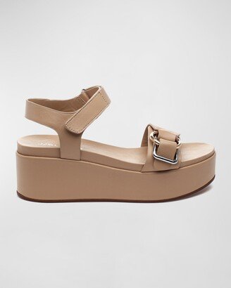 Quest Leather Grip Platform Sandals