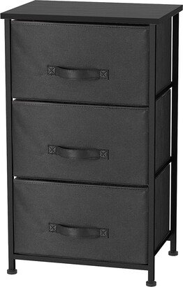 Black 3-Drawer Storage Organizer - 17.7'' x 1.8'' x 28.7''