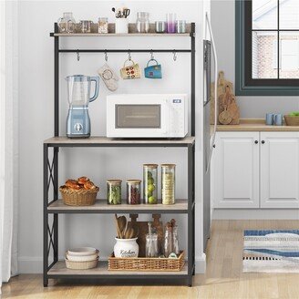 4-Tier Storage Shelf Kitchen baker's Microwave Oven Stand