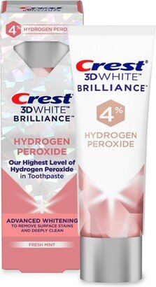 Crest 3D White Brilliance Hydrogen Peroxide Toothpaste with Fluoride - 3oz