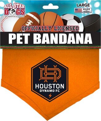 All Star Dogs Orange Houston Dynamo Fc Pet Bandana