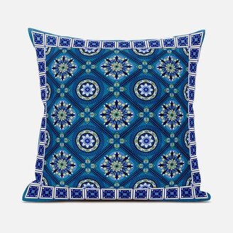 Amrita Sen Designs Amrita Sen Mandala Floral Tiles Indoor Outdoor Pillow