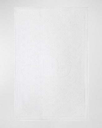 Cotton Jacquard Monogram Beach Towel