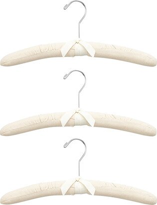 Padded Hanger Natural Pkg/3