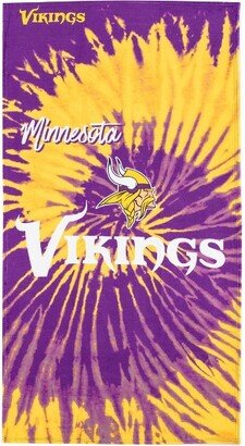 NFL Minnesota Vikings Pyschedelic Beach Towel