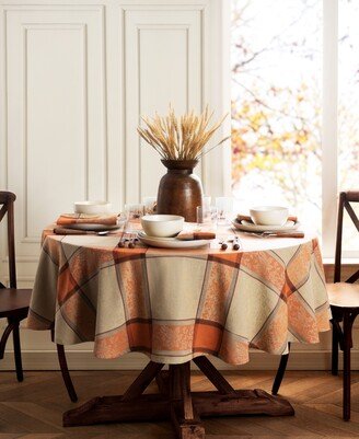 Autumnal Harvest Jacquard Tablecloth, 70