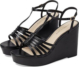 Celia (Black) Women's Wedge Shoes