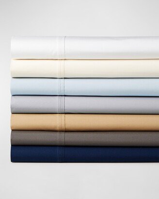 Organic 464 Percale King Flat Sheet