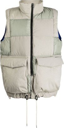 Faux-Suede Padded Gilet