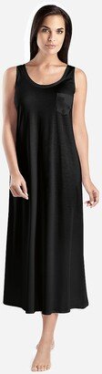 HANRO® cotton deluxe long tank gown