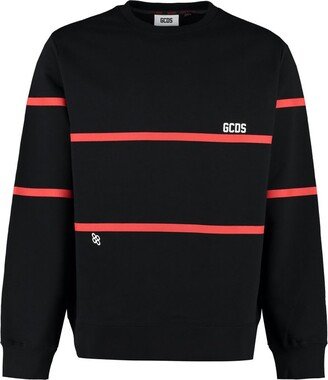 Logo Printed Crewneck Sweatshirt-BG