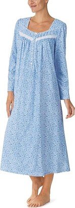 Long Sleeve Long Gown (Crystal Blooms) Women's Pajama