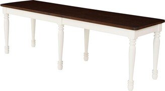 Shelby Dining Bench White