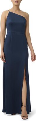 Womens Satin Maxi Evening Dress