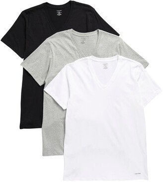 3-Pack Cotton V-Neck T-Shirt