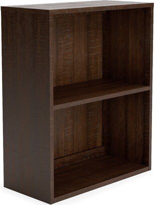 Small Bookcase with 1 Adjustable Shelf - 11.63 L x 24.63 W x 30 H Inches