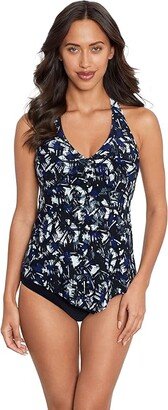 Blueprint Taylor Tankini Top (Black/Multi) Women's Swimwear