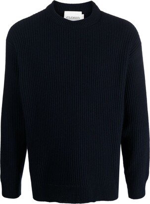 Ribbed-Knit Recycled Wool Jumper