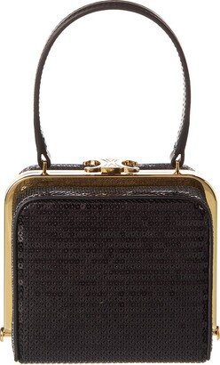 Triomphe Minaudiere Leather Clutch