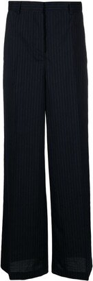 Tailored Pinstripe-Pattern Trousers